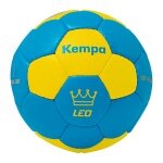 Kempa Handball Leo (strapazierfähiger Trainingsball) blau/gelb - 1 Stück