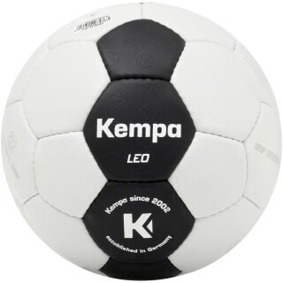 Kempa Handball Leo weiss/schwarz - 1 Stück
