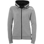 Kempa Kapuzenjacke (Hoodie) Full Zip Core 26 grau Damen