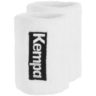 Kempa Schweissband (Frottee-Material) weiss - 2 Stück