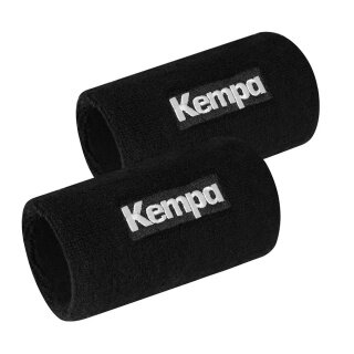 Kempa Schweissband Jumbo (Frottee-Material) schwarz - 2 Stück