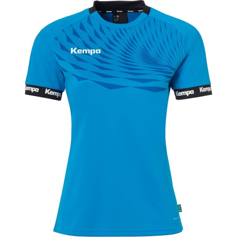 Kempa Sport-Shirt Wave 26 (100% Polyester) kempablau Damen