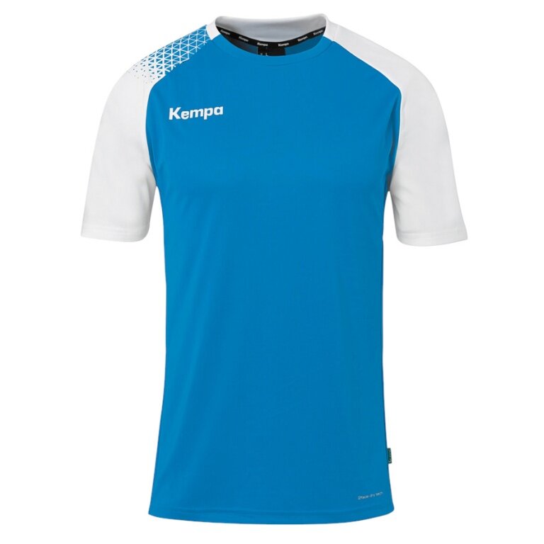 Kempa Sport-Tshirt Ambition 28 (100% Polyester) blau/weiss Herren