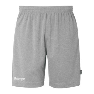 Kempa Sporthose Team Short (elastischer Bund mit Kordelzug) kurz grau Herren