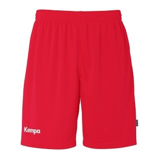 Kempa Sporthose Team Short (elastischer Bund mit Kordelzug) kurz rot Herren