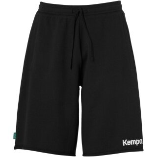 Kempa Freizeitshort (Sweatshorts) Core 26 - elastischer Bund mit Kordelzu - kurz schwarz Kinder