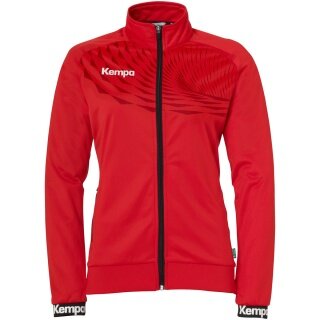 Kempa Trainingsjacke Wave 26 (100% Polyester, elastisch) rot/chilirot Damen