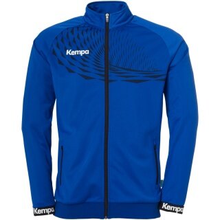 Kempa Trainingsjacke Wave 26 (100% Polyester, elastisch) royalblau/marineblau Herren