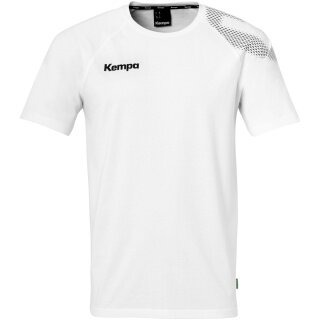 Kempa Sport-Tshirt Core 26 (elastisches Material) weiss Herren