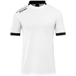 Kempa Sport-Tshirt Player Trikot (100% Polyester) weiss/schwarz Herren