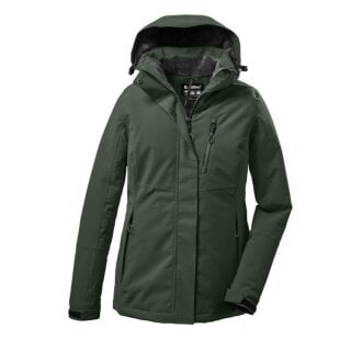 Killtec Winterjacke KOW 140 mit Kapuze (wasser- und winddicht) grüngrau Damen