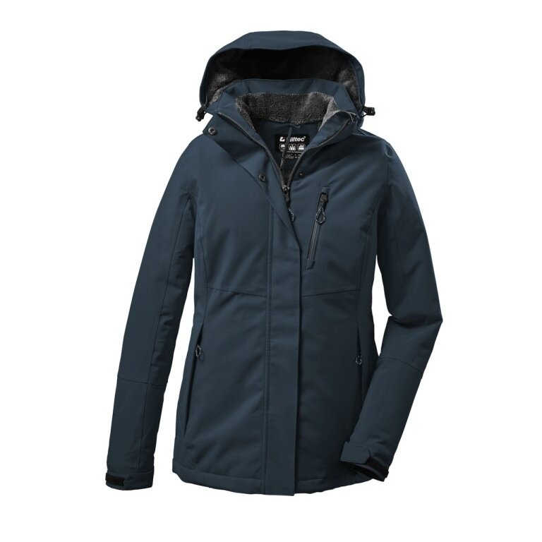 Killtec Winterjacke KOW 140 mit Kapuze (wasser- und winddicht) hellpetrol Damen