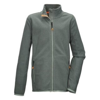Killtec Fleecejacke KOS 162 (mit Stehkragen) naturgrün Jungen