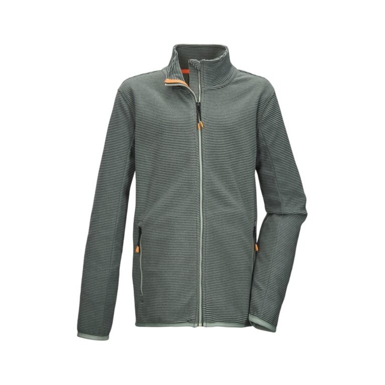 Killtec Fleecejacke KOS 162 (mit Stehkragen) naturgrün Jungen