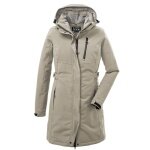 Killtec Wintermantel mit abzippbarer Kapuze (wasser- und winddicht, Parka) hell taupe Damen
