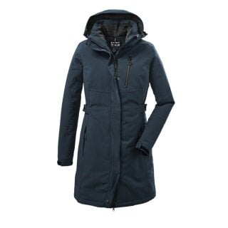 Killtec Wintermantel mit abzippbarer Kapuze (wasser- und winddicht, Parka) hellpetrol Damen