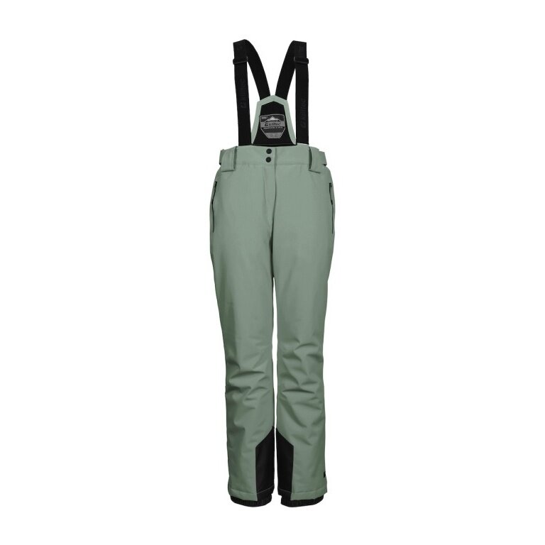 Killtec Winterhose - Skihose mit abnehmbaren Trägern (wasser- und winddicht) grüngrau Damen