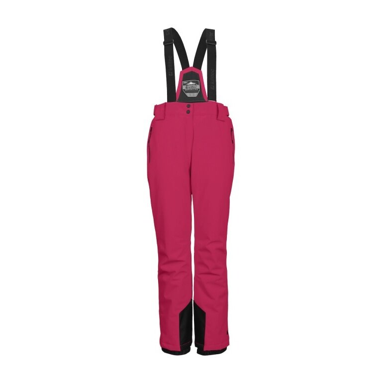 Killtec Winterhose - Skihose mit abnehmbaren Trägern (wasser- und winddicht) neonpink Damen