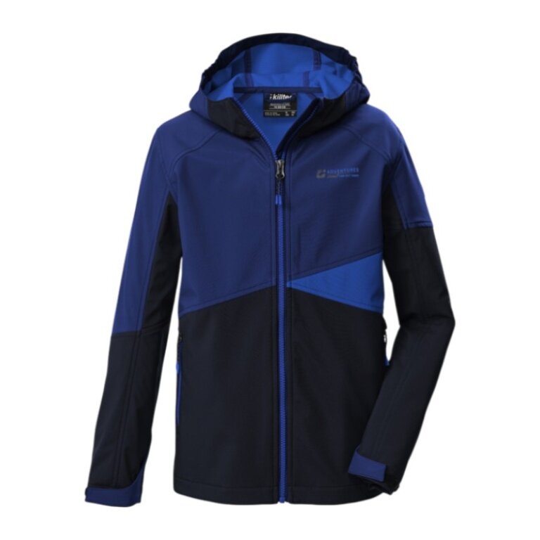 Killtec Softshelljacke KOS 142 (mit Kapuze, winddicht) dunkelblau Jungen