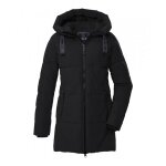 Killtec Winter-Steppparka GW 30 mit Kapuze (atmungsaktiv, winddicht) schwarz Damen