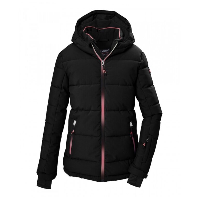 Killtec Winter-Steppjacke KSW 186 (Skijacke, Schneefang, winddicht) schwarz Mädchen