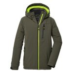Killtec Winterjacke KOW 159 mit Kapuze (Funktionsjacke, wind- und wasserdicht) olivegrün Jungen