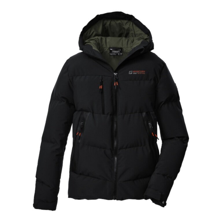 Killtec Winterjacke KOW 239 in Daunenoptik (Funktionsjacke, winddicht) schwarz Jungen
