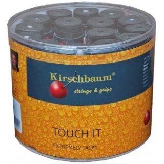 Kirschbaum Overgrip Touch it 0.5mm (extreme Griffigkeit) schwarz 60er Box