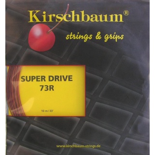 Kirschbaum Badmintonsaite Super Drive B73 rot 10m Set