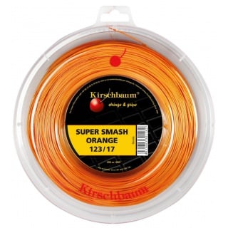Kirschbaum Tennissaite Super Smash (Haltbarkeit+Kontrolle) orange 200m Rolle