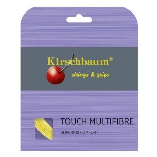 Kirschbaum Tennissaite Touch Multifibre (Armschonung) natur 12m Set
