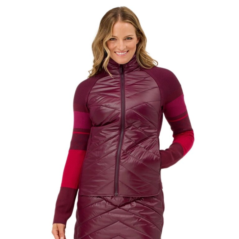 Krimson Klover Hybrid-Winterjacke Switchback burgund Damen