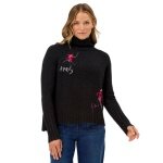 Krimson Klover Sweater Pullover Janica (Wollmischung) schwarz Damen