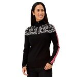 Krimson Klover Sweater Pullover Summit 2.0 Zip Neck (Merinowolle) schwarz Damen