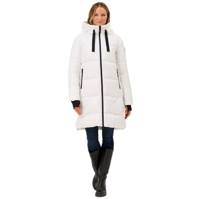 Krimson Klover Winter-Daunenmantel Compass Long Down (mit Kapuze, wärmeisolierung) weiss Damen