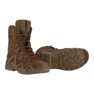 Lowa Military-Stiefel Arbeitsschuhe Zephyr MK2 GTX Hi (Veloursleder, wasserdicht) coyote OP braun Herren