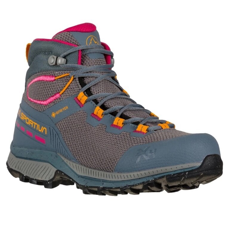 La Sportiva Wanderschuhe TX Hike Mid GTX (Fast-Hiking, wasserdicht) slategrau/sorbet Damen