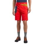 La Sportiva Kletter-Wanderhose Bolt Shorts (optimale Bewegungsfreiheit) kurz rot Herren