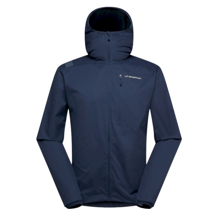 La Sportiva Kletterjacke Wall Breeze Stretch (Bergsteigen, winddicht, leicht) dunkelblau Herren