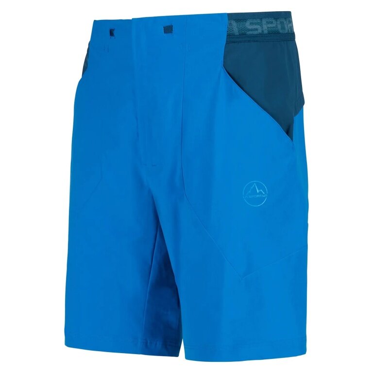 La Sportiva Wanderhose Guard Short (elastischer Bund mit Kordelzug) kurz blau Herren