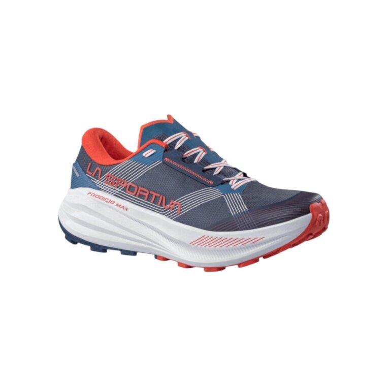 La Sportiva Trail-Laufschuhe Prodigio Max (für lange Strecken) nachtblau/rot/weiss Herren