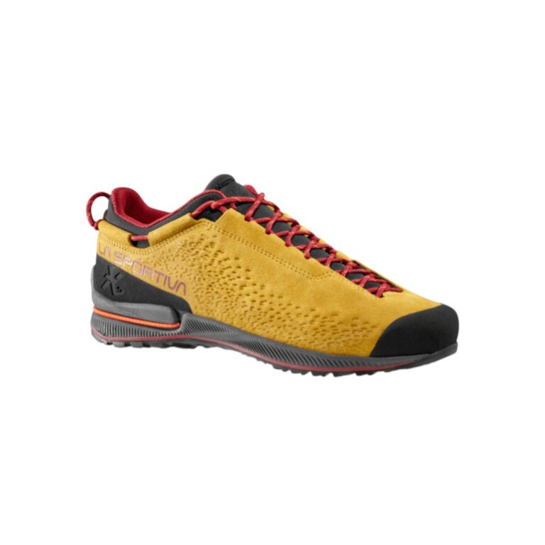 La Sportiva Wanderschuhe TX 2 Evo Leather (Zustieg, Veloursleder) savanagelb/sangria Herren