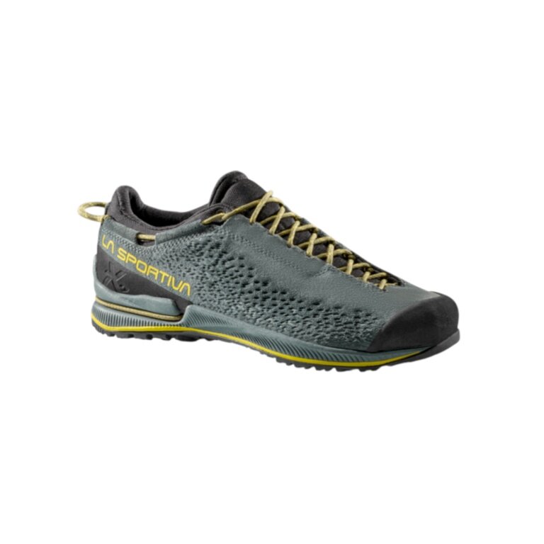 La Sportiva Wanderschuhe TX 2 Evo Leather (Zustieg, Veloursleder) charcoalgrau/moss Herren