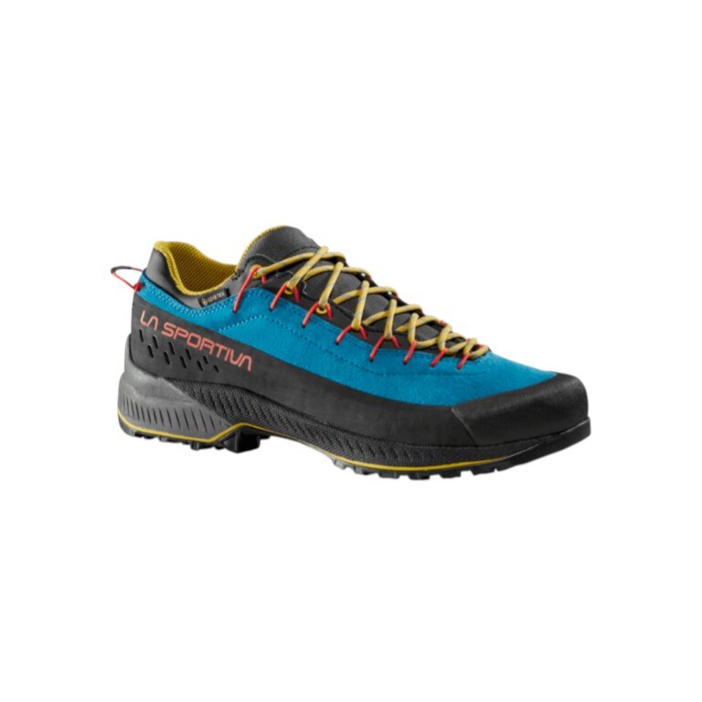 La Sportiva Wanderschuhe TX 4 Evo GTX (Zustieg, Wildleder, wasserdicht) tropicblau/gelb Herren
