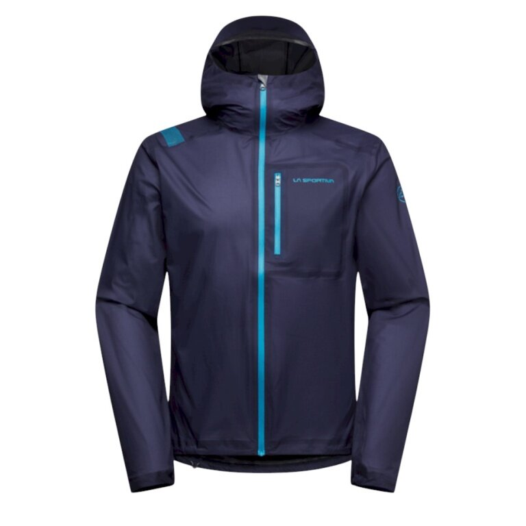 La Sportiva Trail-Laufjacke Ethereal Pro (Hardschell, wasserdicht) dunkelblau Herren