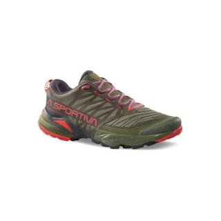 La Sportiva Trail-Laufschuhe Akasha II dunkelgrün/rot Herren