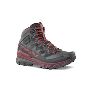 La Sportiva Trekking-Wanderschuhe Ultra Raptor 3 Mid GTX (wasserdicht) carbongrau/rot Herren
