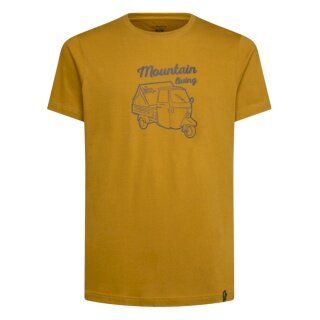 La Sportiva Wander-/Freizeit Tshirt Ape - Mountain Living - (Baumwolle) savanagelb Herren
