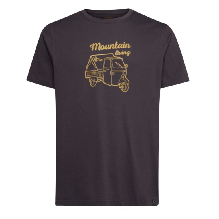 La Sportiva Wander-/Freizeit Tshirt Ape - Mountain Living - (Baumwolle) onyxgrau Herren