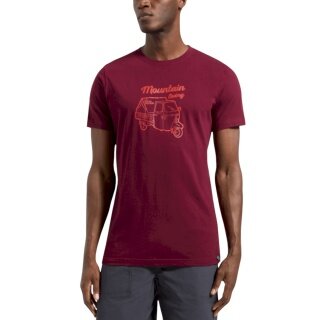 La Sportiva Wander-/Freizeit Tshirt Ape - Mountain Living - (Baumwolle) weinrot Herren